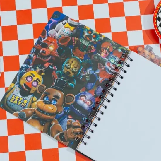 Silver Buffalo Five Nights At Freddy's: Special Delivery "Let's Party" 6-Tab Spiral Notebook image {6}