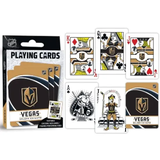 MasterPieces Officially Licensed NHL Las Vegas Golden Knights Playing Cards - 54 Card Deck for Adults image {3}
