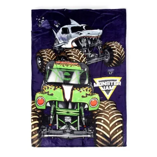 Monster Jam Twin Bed Blanket image {3}
