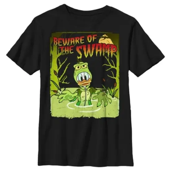 Boy's Mickey & Friends Donald Beware Of The Swamp T-Shirt image {4}