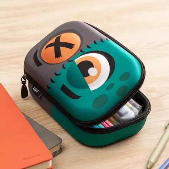 ZIPIT Zombie Pencil Case, Pencil Box for Kids image {3}