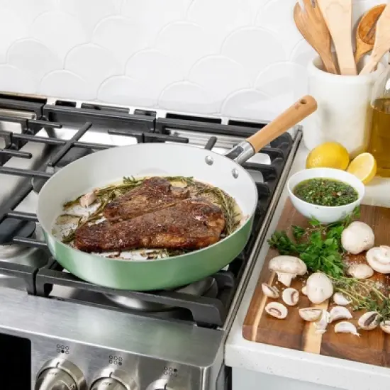 Nordic Ware Cardamom&trade; Ceramic Nonstick 12 Inch Skillet image {2}