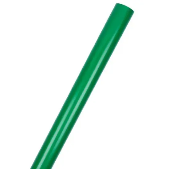 JAM PAPER Green Glossy Gift Wrapping Paper Roll - 2 packs of 25 Sq. Ft.: Solid Christmas Foil Gift Wrap image {1}