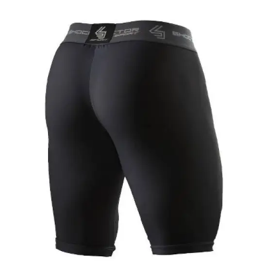 Shock Doctor Compression Shorts with Cup Adult - Black M image {1}