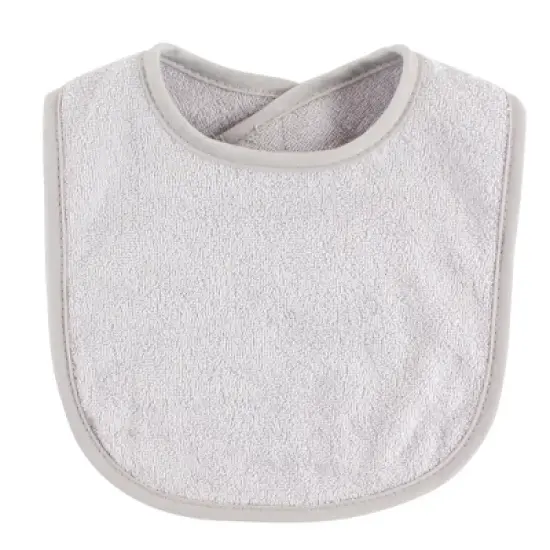 Hudson Baby Infant Cotton and Polyester Bibs 10pk, Moon And Back, One Size image {4}