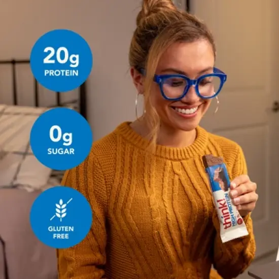 think! High Protein Brownie Crunch Bars image {4}