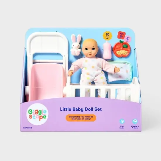 8" Little Baby Doll Set - Gigglescape&trade; image {2}