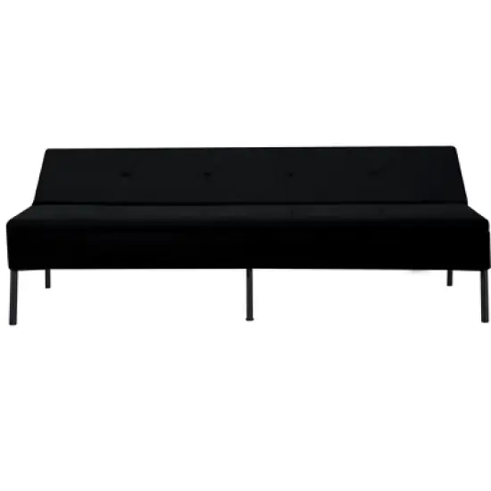 DOMETOUR  Convertible Futon Sofa Bed, Adjustable Back Upholstered Sleeper for Living Room Bedroom Furniture image {6}