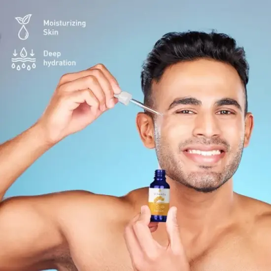 Pursonic Beard Care Grooming Kit, Micro Needle Derma Roller 0.5 mm, and Vitamin C Serum (3 fl. oz) Gift Bundle image {1}