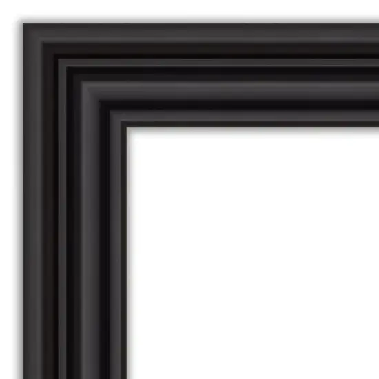 Amanti Art Colonial Black Framed Dry Erase Magnetic Board image {3}