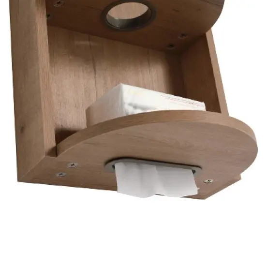 GDFStudio Sharon 12" Modern Bathroom Wall-Mounted Storage Rack with Three-tier Design image {9}