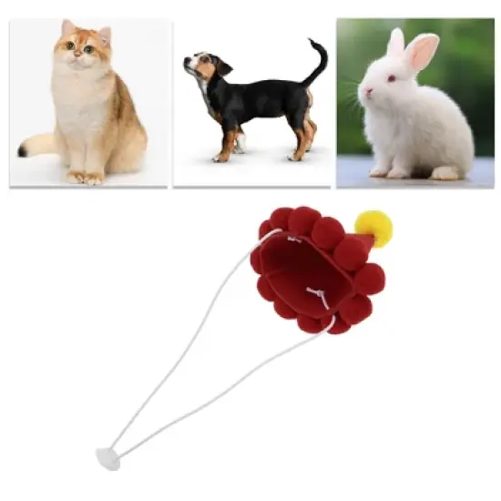 Unique Bargains Halloween Pet Headwear 4.72"x5.12" Red 1 Pc image {4}