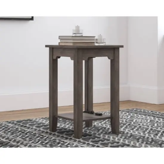 Arlenbry Chair Side End Table Gray - Signature Design by Ashley image {1}