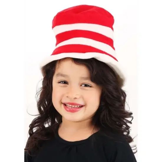 HalloweenCostumes.com    Dr. Seuss Cat in the Hat Costume Hat for Toddlers, Red/White image {3}