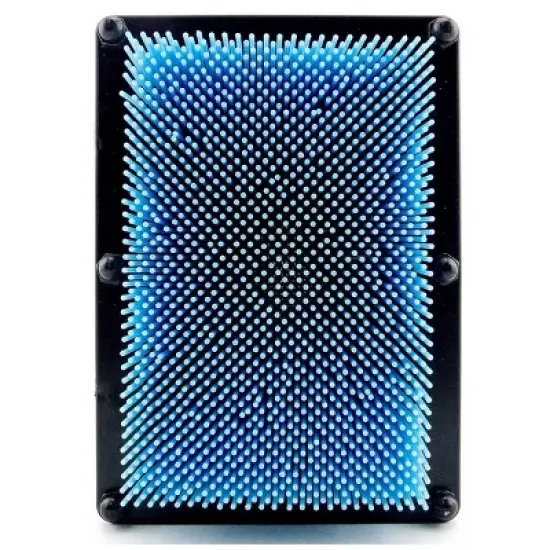 Insten 3D Pin Art Impression Board, Fun & Creative Toys for Kids and Children, 6 x 8in Light Blue image {3}