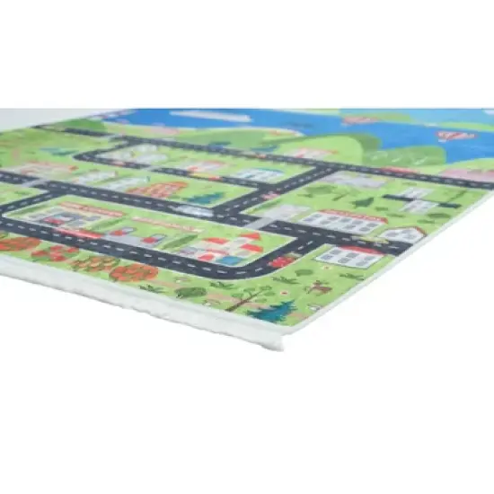 Mother Ruggers Air, Sea LMachine Washable Colorful Kid's Rug image {1}