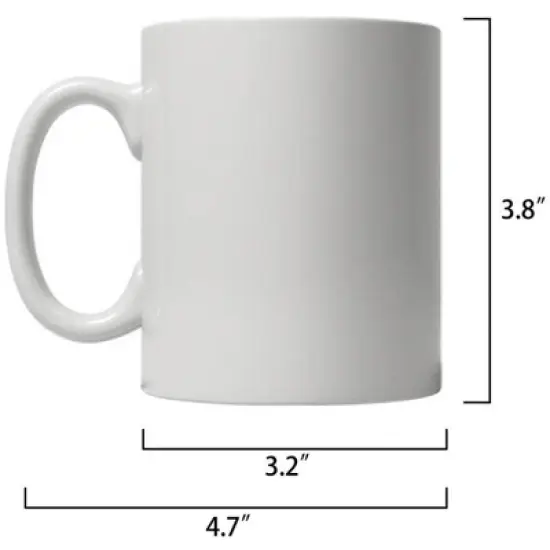 Crazy Dog Worlds Okayest Wife Funny Valentines Day Wedding Anniversary Ceramic  Coffee Drinking Mug 11oz Cup image {1}