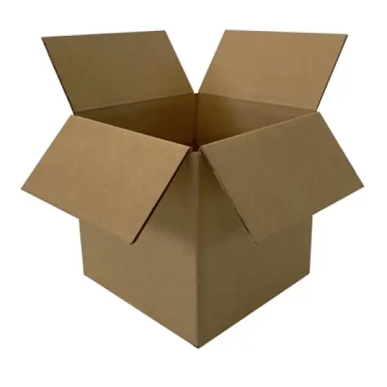 UOFFICE Pack of 25 Corrugated Boxes 4" x 4" x 4" Cube Mailing Boxes image {4}