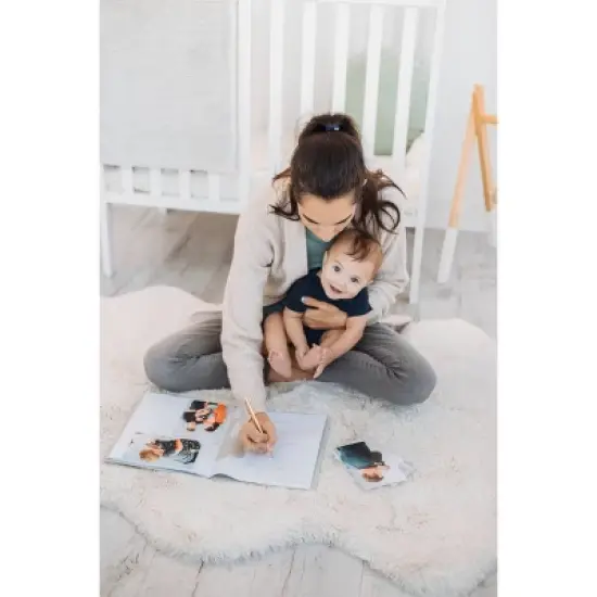 Pearhead Baby Linen Memory Book - Ivory image {2}