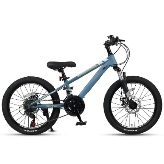 Itopfox Kids Mountain Bike for Boys and Girls, 21-Speed Bicycle with Front Suspension and Disc Brakes, Multiple Colors for Ages 6-14 image {6}