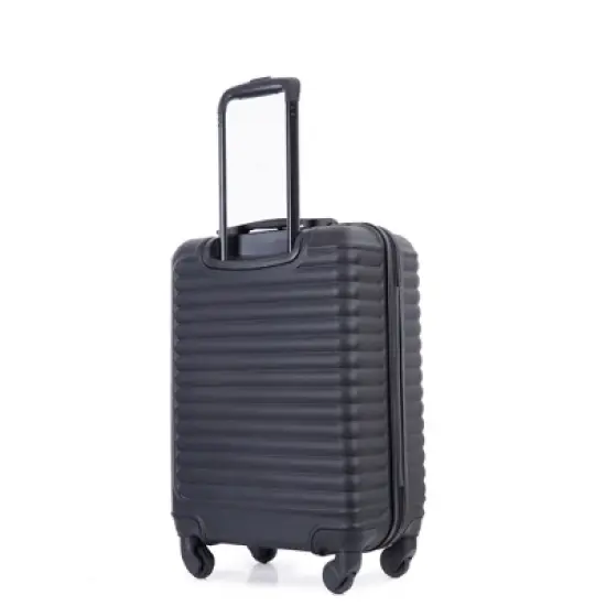Whisen 20" Carry on Luggage Lightweight Suitcase with Spinner Wheels image {1}