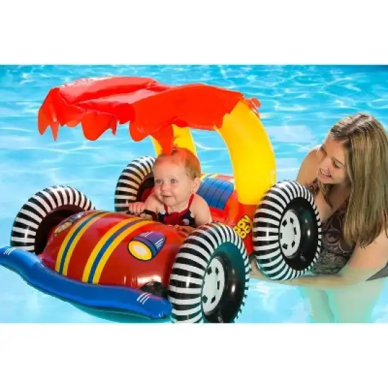 Poolmaster Swimming Pool Float Buggy Baby Rider with Sun Protection image {2}