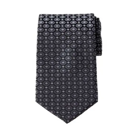 KingSize Men's Big & Tall  Extra Long Classic Geo Tie Necktie image {12}