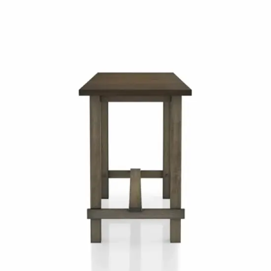 70" Entera Expandable Counter Height Dining Table Dark Walnut/Chestnut - HOMES: Inside + Out image {3}
