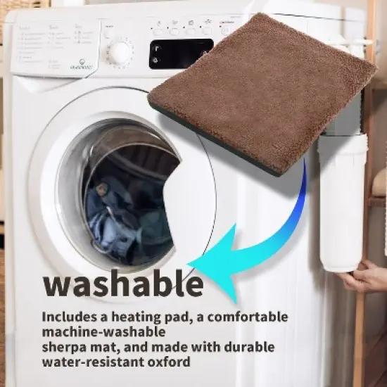 Allforpaws Thermo Kitty Home Outdoor Heated Cat House image {5}