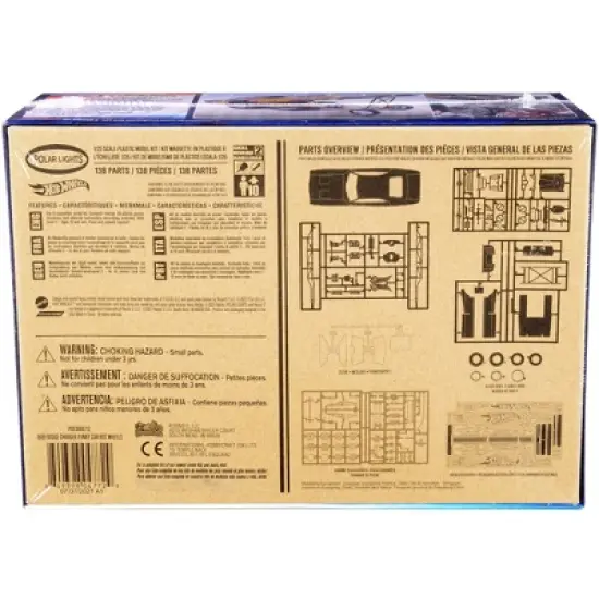 Skill 2 Model Kit 1969 Dodge Charger Funny Car "Hot Wheels" 1/25 Scale Model by Polar Lights image {3}