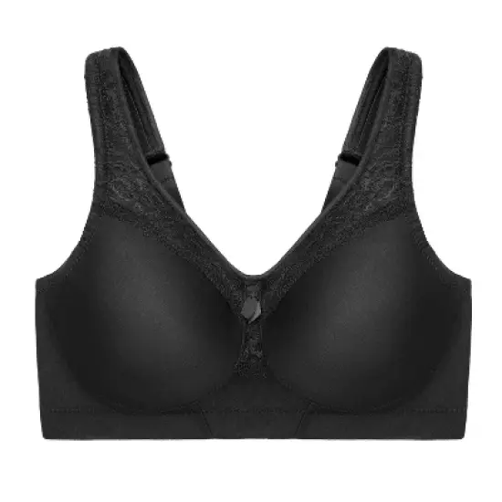Glamorise Womens MagicLift Seamless Everyday Wirefree Bra 1007 Black image {3}