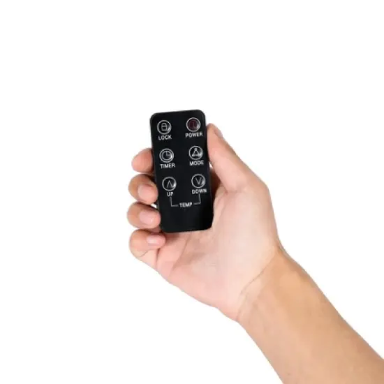 BLACK+DECKER Electric Heater with Digital Controls & LED Display, Remote Control, White image {3}