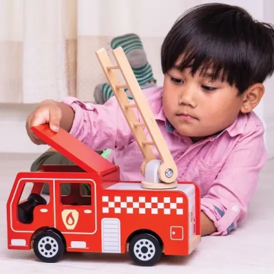 Bigjigs Toys City Fire Engine image {6}