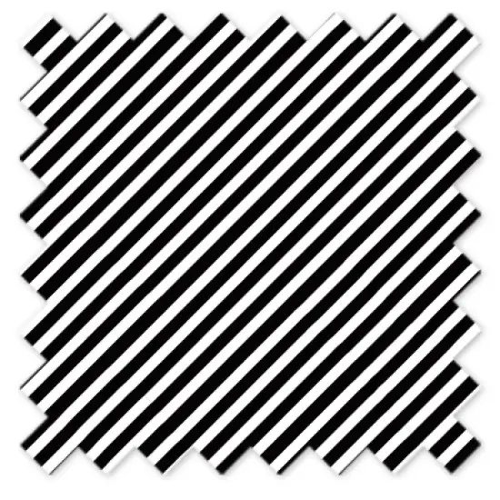 Bacati - Love Black/white Warp Stripes Crib/Toddler Bed Skirt image {1}