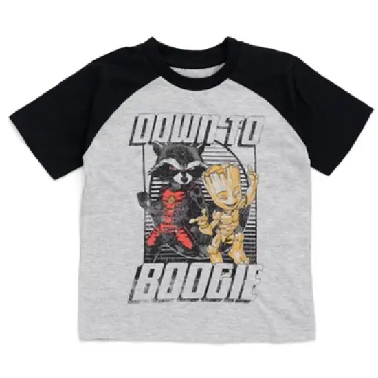 Marvel Avengers Rocket Raccoon Groot 2 Pack T-Shirts Little Kid to Big Kid  image {2}