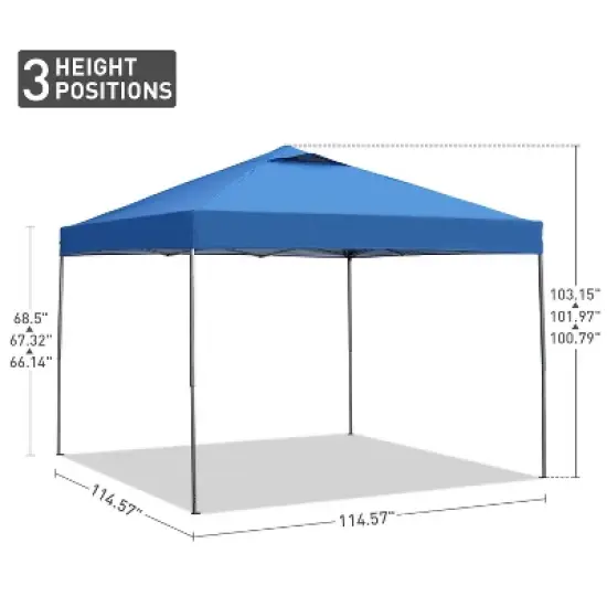 Ainfox 10'&times;10'  Portable Canopy With Carrying Bag image {7}