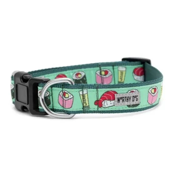 The Worthy Dog Sushi Adjustable Dog Collar image {2}