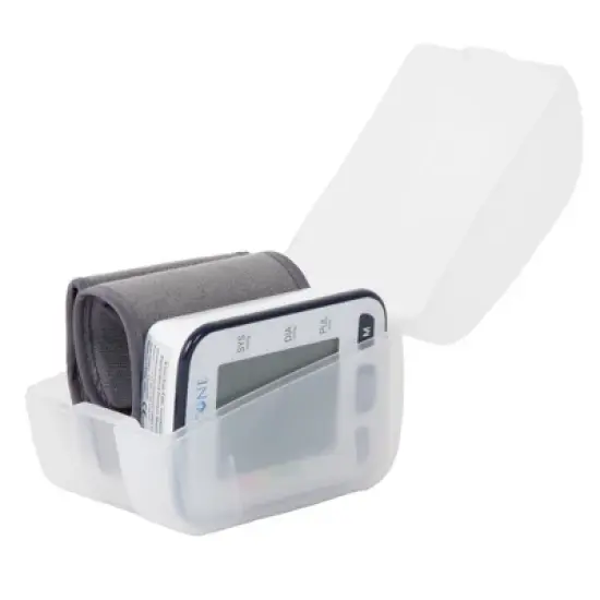 Fleming Supply Adjustable Digital Wrist Blood Pressure Monitor With Carrying Case image {2}