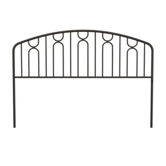 Full/Queen Riverbrooke Metal Arch Scallop Headboard Bronze - Hillsdale Furniture image {5}