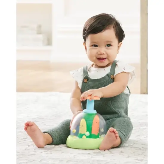 Skip Hop Farmstand Push & Spin Baby Learning Toy image {1}