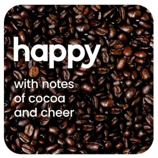 Happy Dark Roast Ground Coffee - 12oz image {2}