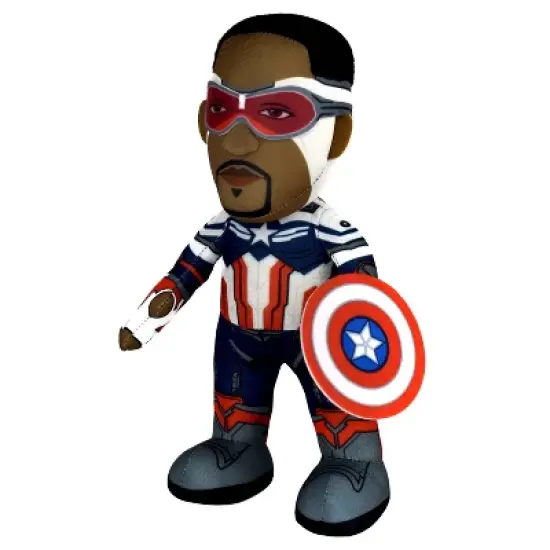 Bleacher Creatures Marvel Captain America (Sam Wilson) 10" Plush Figure image {1}