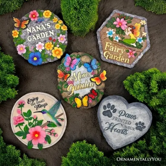 Forever in our Hearts Cardinal Stepping Stone, 9.5" Winter Garden Decorative Resin Figurine| OrnamentallyYou image {6}
