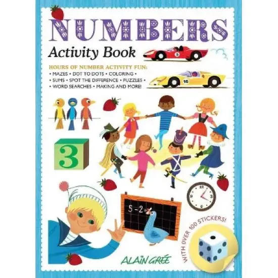 Numbers Activity Book - (Alain Gree Activity Book) (Paperback) image {1}