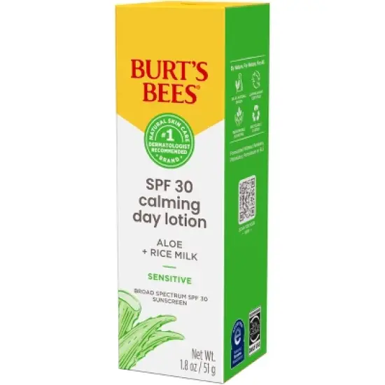 Burt's Bees Sensitive Calming Day Face Moisturizer - SPF 30 - 1.8oz image {3}
