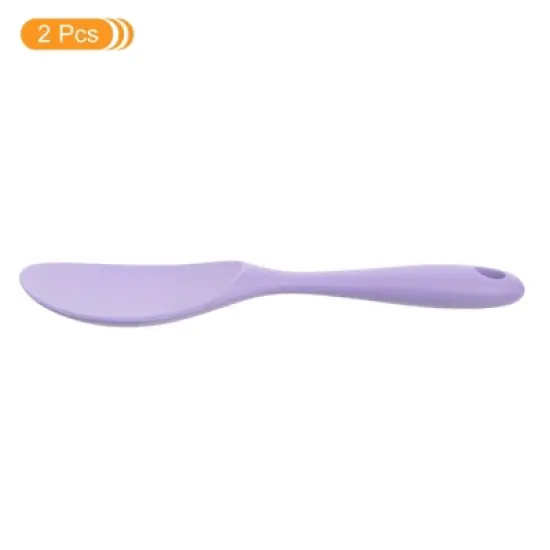 Unique Bargains Non-Stick Heat Resistant Silicone Rice Paddle 2 Pcs image {2}