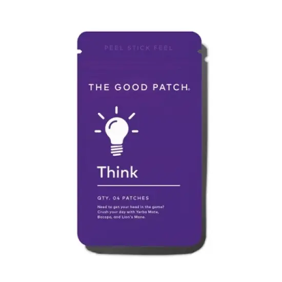 The Good Patch Think Plant-Based Vegan Wellness Patch - 4ct image {1}