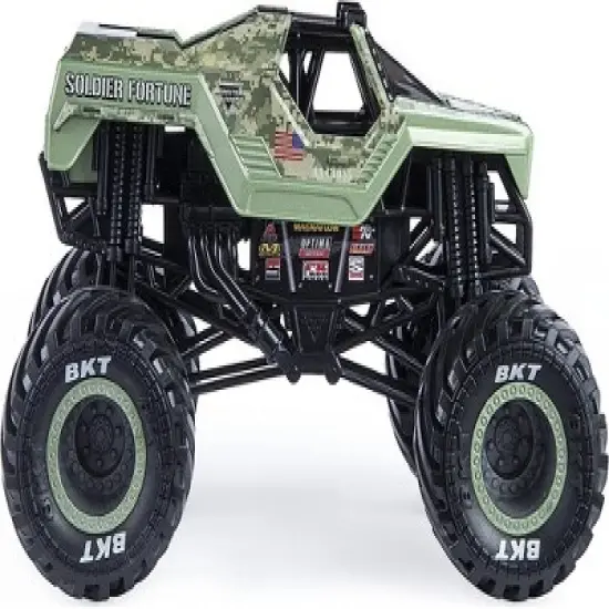 Monster Jam, Official Soldier Fortune Monster Truck, Die-Cast Vehicle image {1}