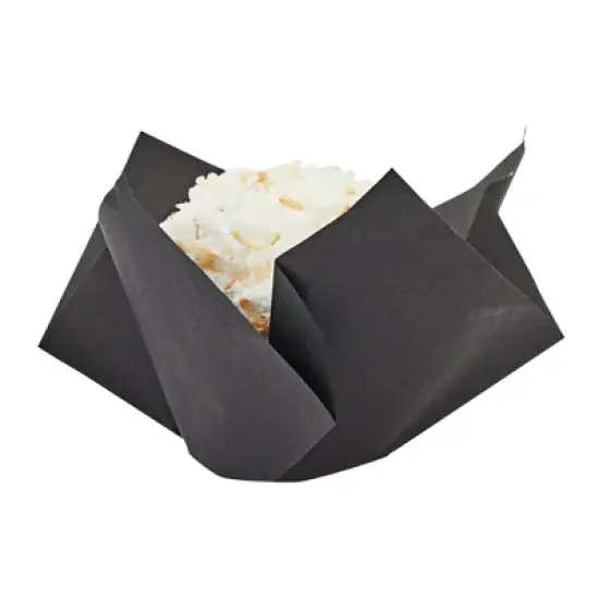 Juvale 100-Piece Black Tulip Cupcake Liners, 2 x 3.5 Inches, Black Cupcake Liners for Halloween Parties & Wedding Receptions image {7}