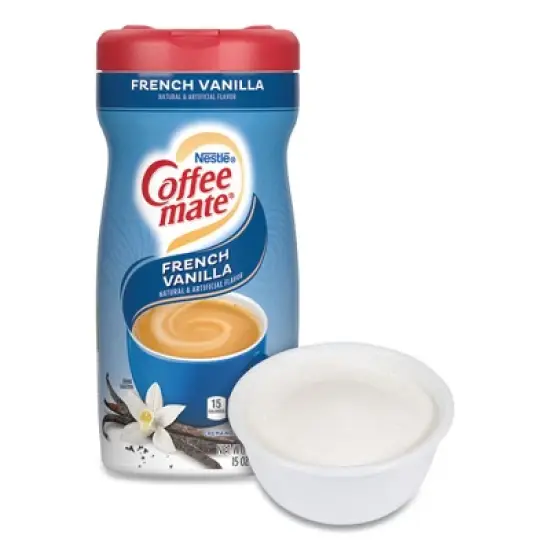 Coffee mate French Vanilla Creamer Powder, 15oz Plastic Bottle image {2}